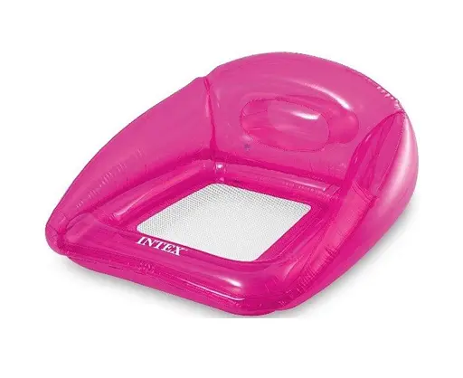 Прозоре надувне крісло Intex, 104x102 см (В асортименті)