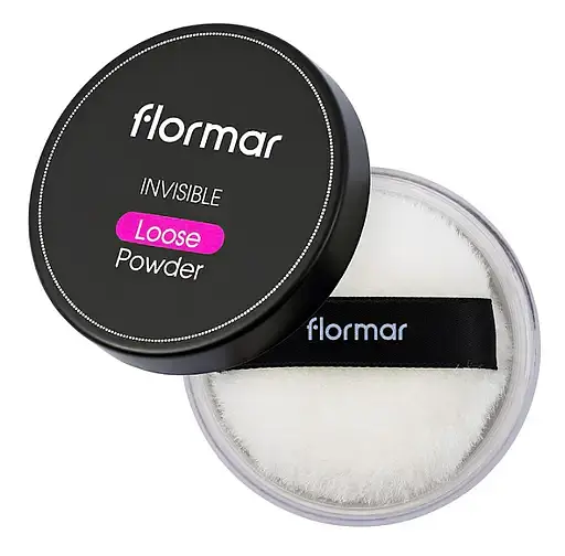 Розсипчаста пудра для обличчя Flormar Invisible Loose Powder відтінок 001 (Silver Sand) 18 г (8000019544904) - фото 1