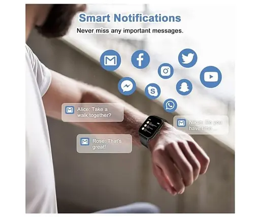 Умные часы Blackview R30 черные - фото 4