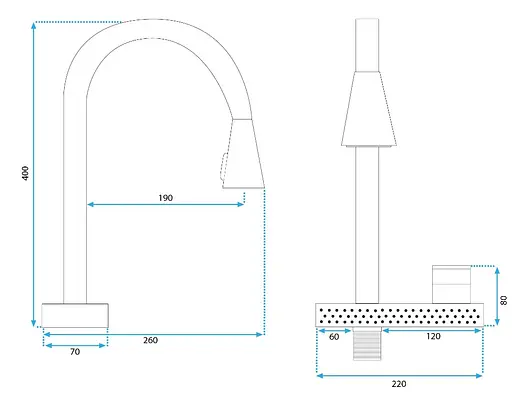 Смеситель для кухни Rea Conor nikiel brushed REA-B6313 Никель - фото 5