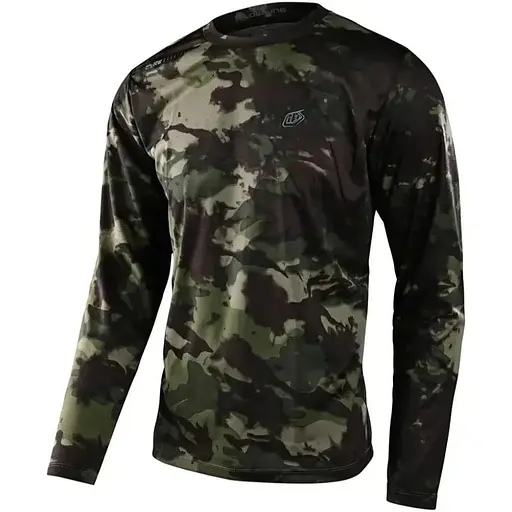 Велоджерси Troy Lee Designs Flowline LS Jersey Covert Army Green XL (1106-346608015)