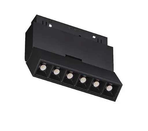 Светильник магнитный трековый KLOODI KDMG-BOOK112 DL 6W 3K BK DALI - фото 1