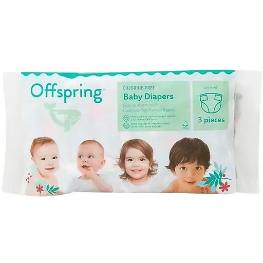 Подгузники Offspring размер NB до 4 кг 3 шт. (DP-OI-FTT-NB3P)