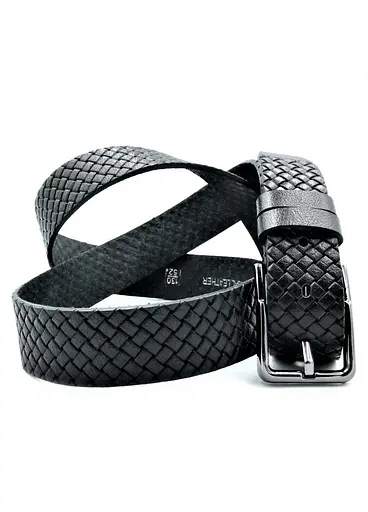 Ремінь шкіряний Le-Mon чоловічий 110-125х3,5 см acs0023827 - фото 3