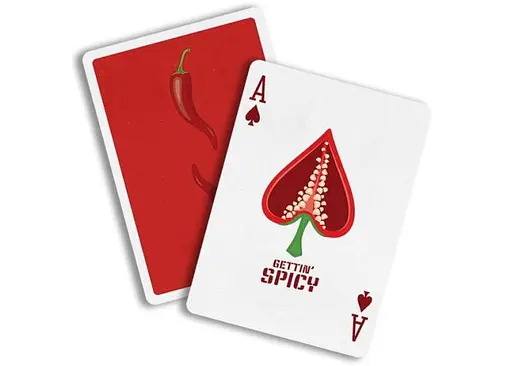 Карти United States Playing Card Company Карти гральні OPC Gettin' Spicy - Chili Pepper (red) - фото 3