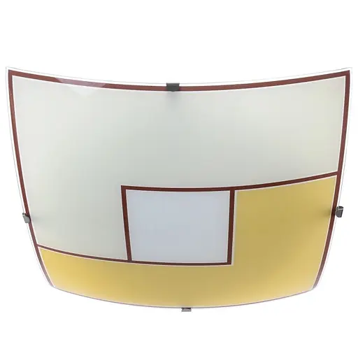 Світильник настінно-стельовий накладний Brille W-374/2 E27