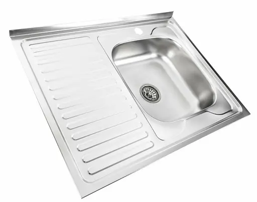 Кухонна мийка Platinum 8060 сатин (SP000000593) - фото 2