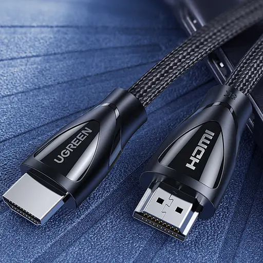 Кабель Ugreen HDMI M - M 3,0 м V2.1 с оплеткой 8K 60 Гц/4K 120 Гц HD140 Черный - фото 7