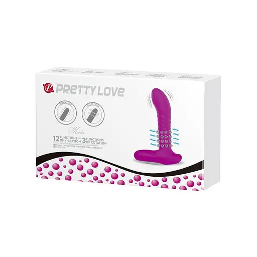 Стимулятор простати Pretty Love Merlin, 15.9 см фіолетовий - фото 6