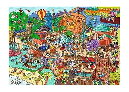 Пазл Trefl Пазлы Европа Детектив 500 эл. (37481) - фото 2