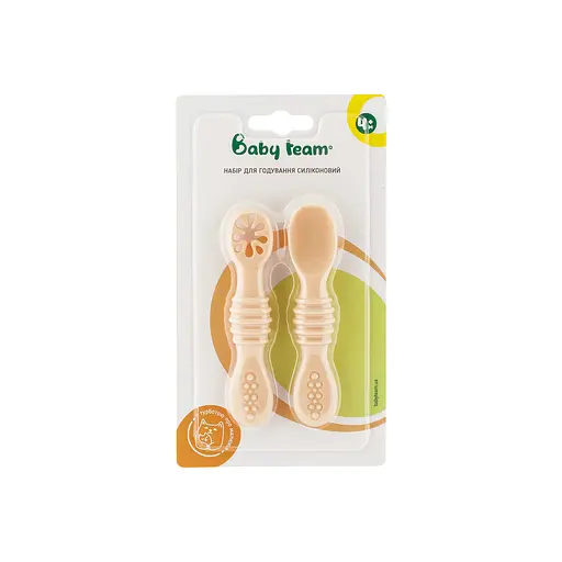 Набір для годування силіконовий, Baby Team (6113) - фото 1