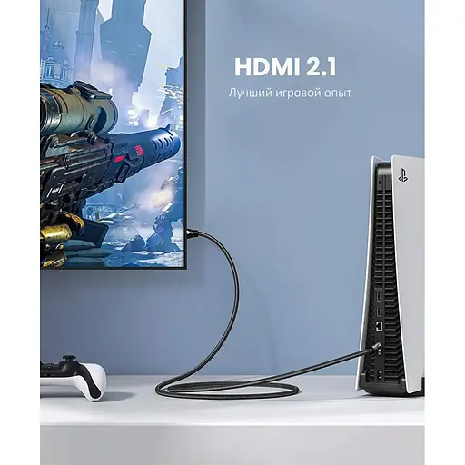 Кабель Ugreen HDMI to HDMI V2.1 8k Braided Cable 1m HD140/80401 [67500] - фото 6