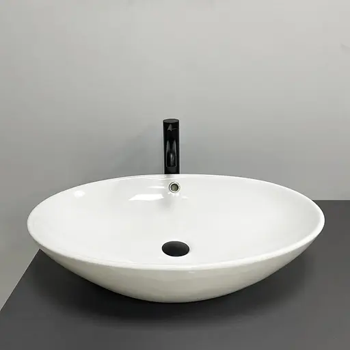 Умивальник VBI Olivella white накладний VBI-012902, Білий - фото 3