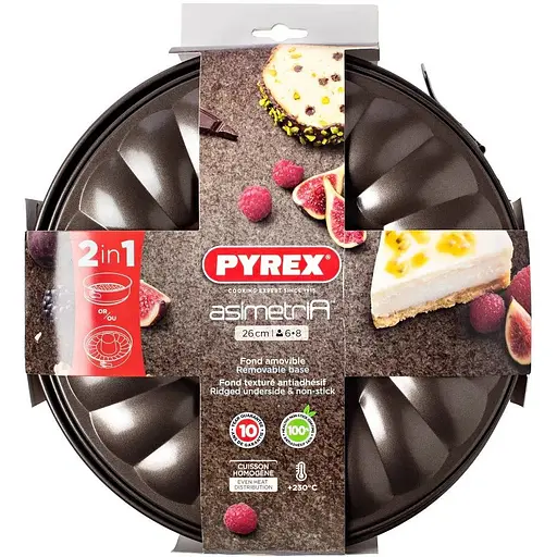 Форма для випічки роз'ємна Pyrex Asimetria 2 в 1, 26 см (6395920) - фото 1