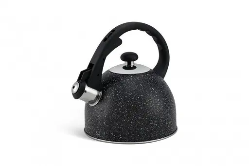 Якісний металевий чайник Edenberg 1973 Black зі свистком з нержавіючої сталі для газової плити - фото 2