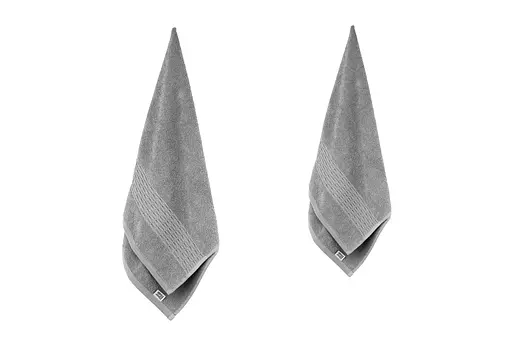 Набор полотенец махровых Ardesto Lotus 50х90 см 70х140 см 2 шт. 100% хлопок серый (ART2357SG)  - фото 6