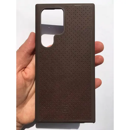 Оригінальний протиударний шкіряний чохол Samsung для Galaxy S24 Ultra Incipio Protective Leather Case Brown - фото 2