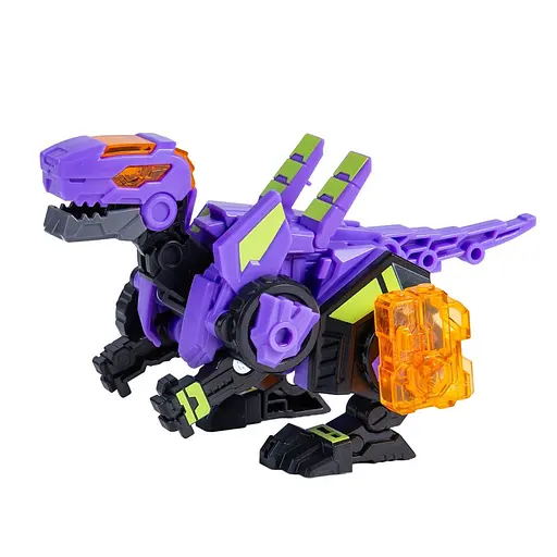 Динозавр-трансформер Раптор-Бот Dinoster EU580840-2 бокс для зберігання, фіолетовий - фото 3