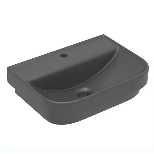 Умивальник Volle Solo 55x40 антрацит матовий 13-55-113Grey - фото 1