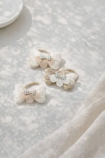 Набір гумок для волосся з бантами 20 шт - фото 2