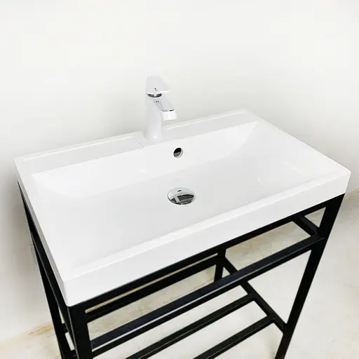 Раковина Adamant умивальник STRENG NEW штучний камінь прямокутна - фото 3