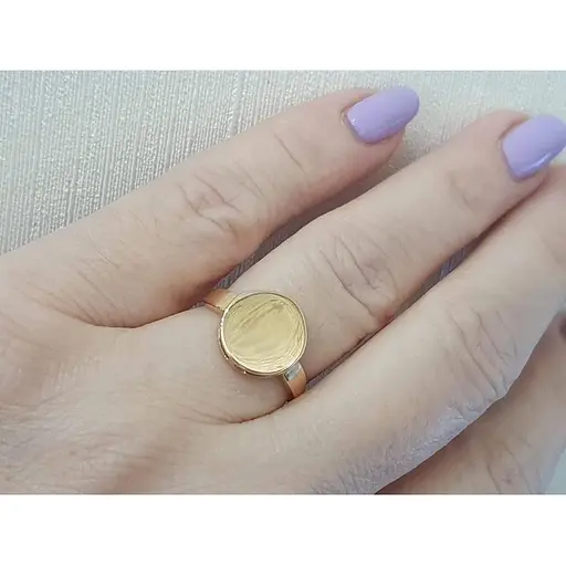 Золоте кільце KievGold. 1/1121 17 - фото 2