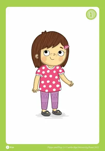 Pippa and Pop. Level 1. Flashcards British English - фото 3