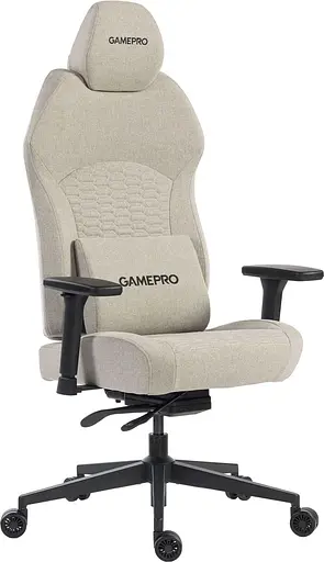 Игровое кресло GamePro GC760LG Fabric Light Gray (GC760LG) - фото 1