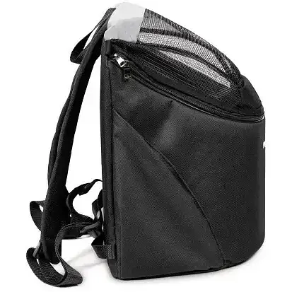 Сумка-переноска для собак Pet Fashion Quadra 38х32х26 см чорна - фото 2