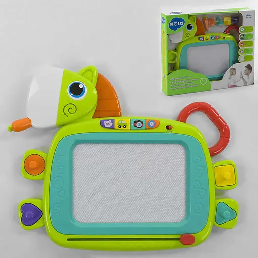 Дощечка для рисования, световые и звуковые эффекты, цветная, со штампами