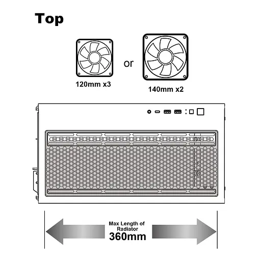 Корпус AZZA GUARDIAN GLASS черный (CSAZ-520BG) без блока питания - фото 8
