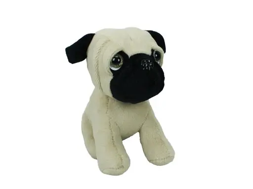 Мягкая игрушка Мопс, Копиця, 21 см