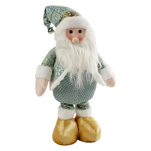 Новорічна декоративна іграшка  C 67847 з телескопічними ніжками, дід мороз - фото 2