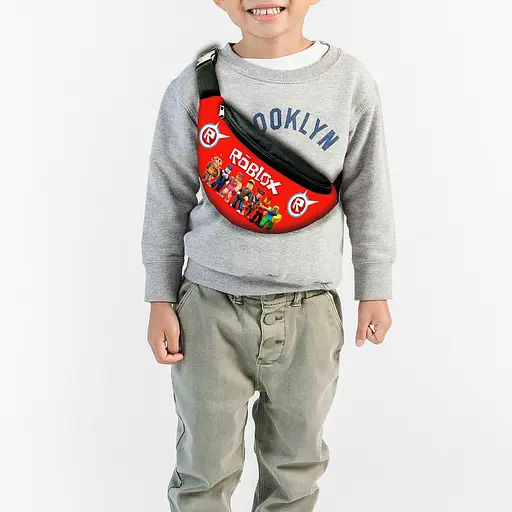 Сумка-бананка дитяча Роблокс "Roblox" 32х15см, через плече для хлопчика (00285)