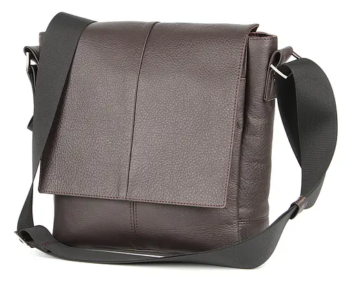 Чоловіча шкіряна сумка SHVIGEL 21х23х8 см sum0012637 - фото 3