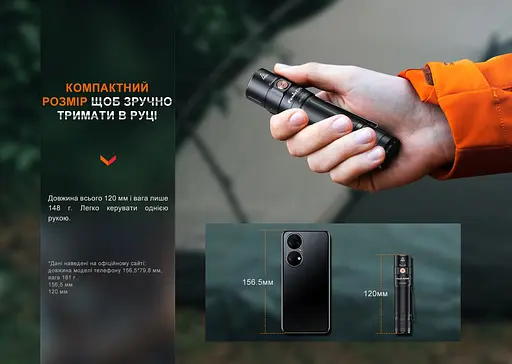 Ліхтар Fenix E35R + дифузор AOD-S V2.0 у подарунок | Лімітована серія - фото 14