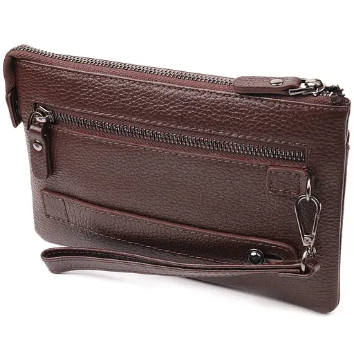 Клатч кожаный мужской Canpellini 21,5х13,5х1 см sum0022427 - фото 2