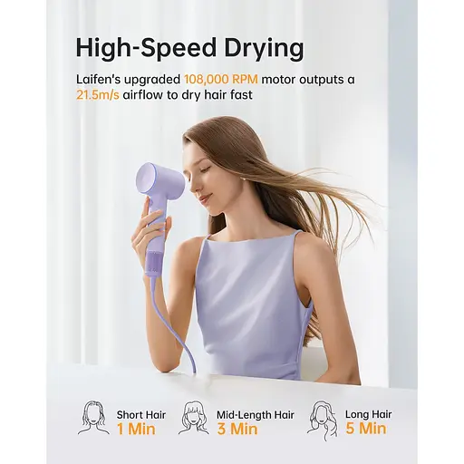 Фен Laifen SE 2 Purple (1HD13-G-EU-PU-001) [150499] - фото 2