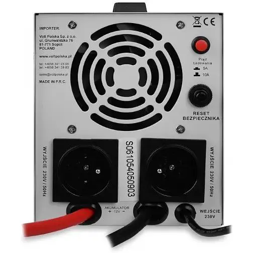 ДБЖ Перетворювач напруги Volt Polska SINUS PRO 1000 E 12/230 В (700/1000 Вт) - фото 2