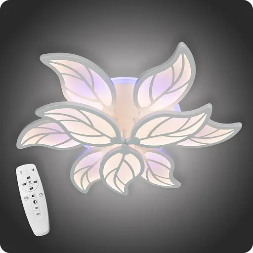 Люстра світлодіодна 517 Dlight 3color з пультом 140Вт Білий (01931) - фото 2