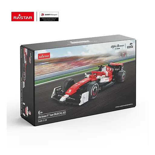 Конструктор RASTAR Alfa Romeo F1 C42 1:24 елементів 340 шт. червоний 92300 - фото 7