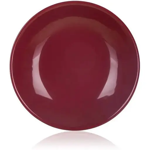 Глибока тарілка 21 cm NAT Bordo