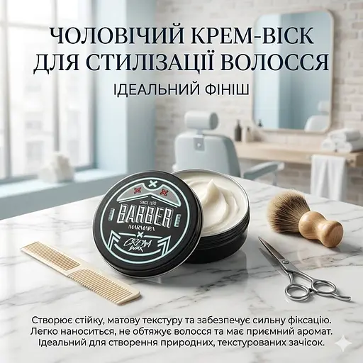Крем-віск для укладання волосся Marmara Barber Cream Wax 150 мл (BW-150-CRE) - фото 2