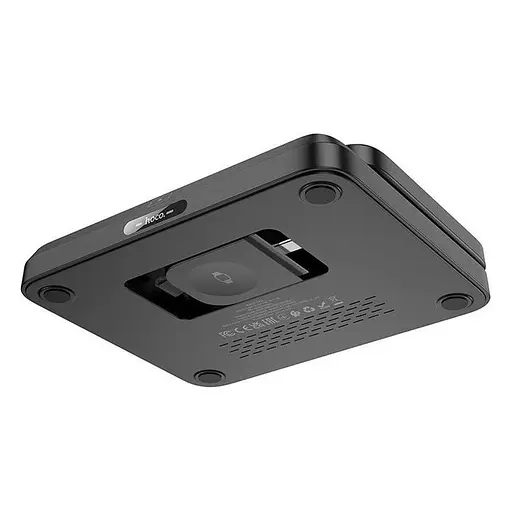 Зарядне бездротове Hoco CQ7 Pass folding 3-in-1 (для смартфонів Samsung + годинника + навушників) - фото 4