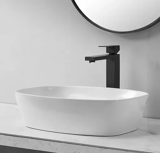 Умивальник Rea Freja white накладний REA-U6616, Білий - фото 3