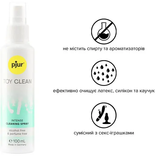 Антибактеріальний спрей для секс-іграшок Pjur Toy CLean 100 мл - фото 2