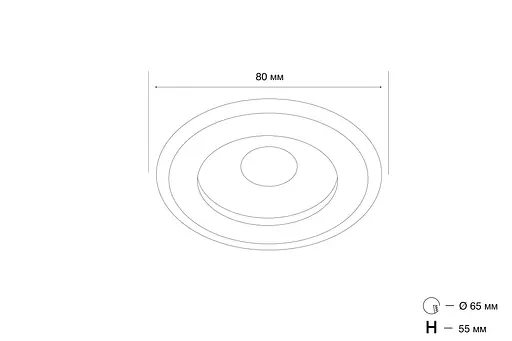 Точковий світильник MJ-Light CV7390 PCH - фото 2