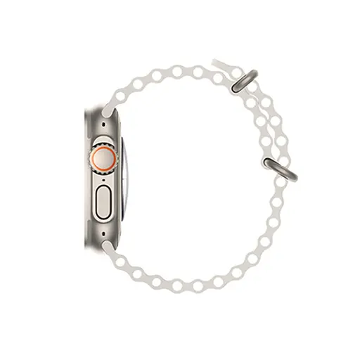 Ремінець силіконовий Hoco iWatch WA12 marine double buckle 38/ 40/ 41 mm білий - фото 3