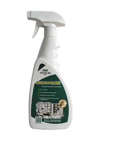 Универсальное моющее средство для стекла и мебели Green Polish 500 мл - фото 1
