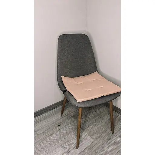 Водоотталкивающая подушка на стул Темная пудра - фото 3